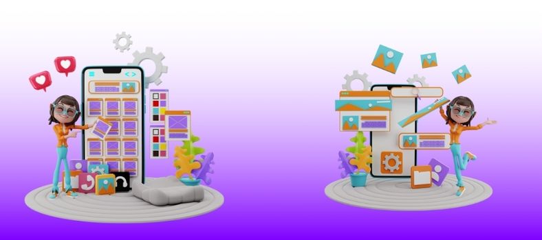 App Development 2025 - Professional service illustration by ITgrusolutions.in