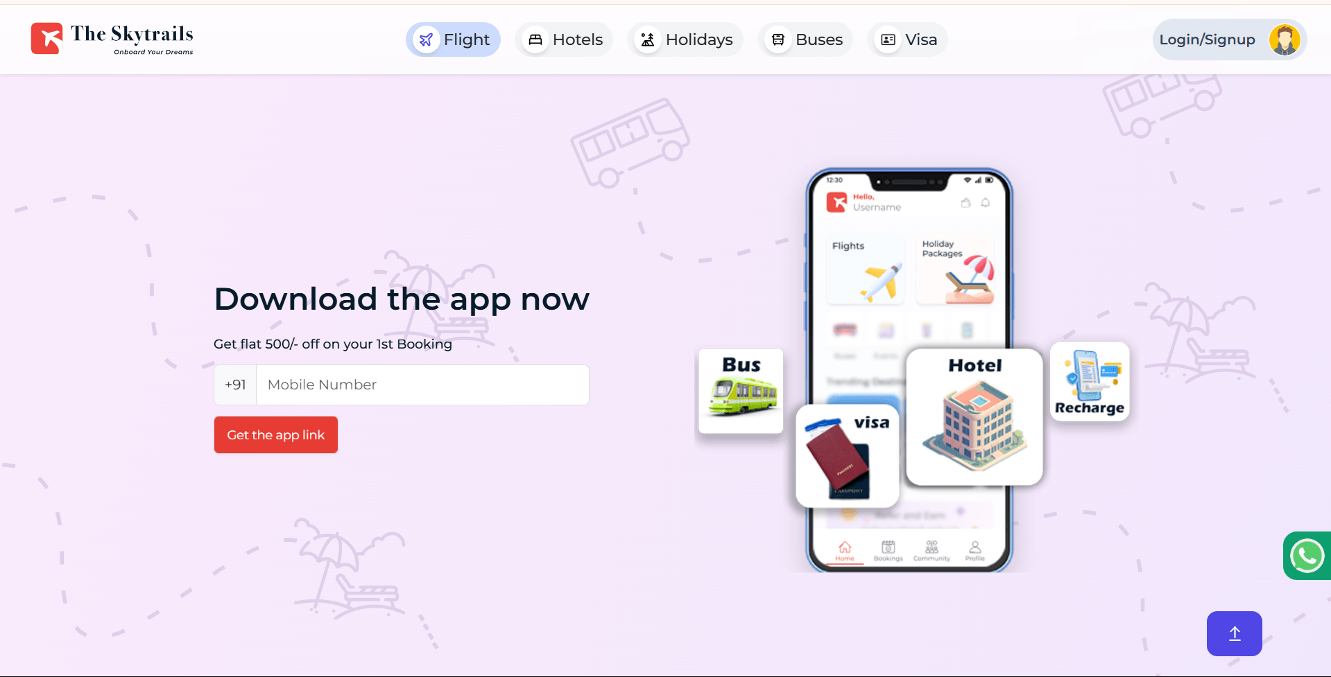 Sky Trails - Travel & Tourism Website
